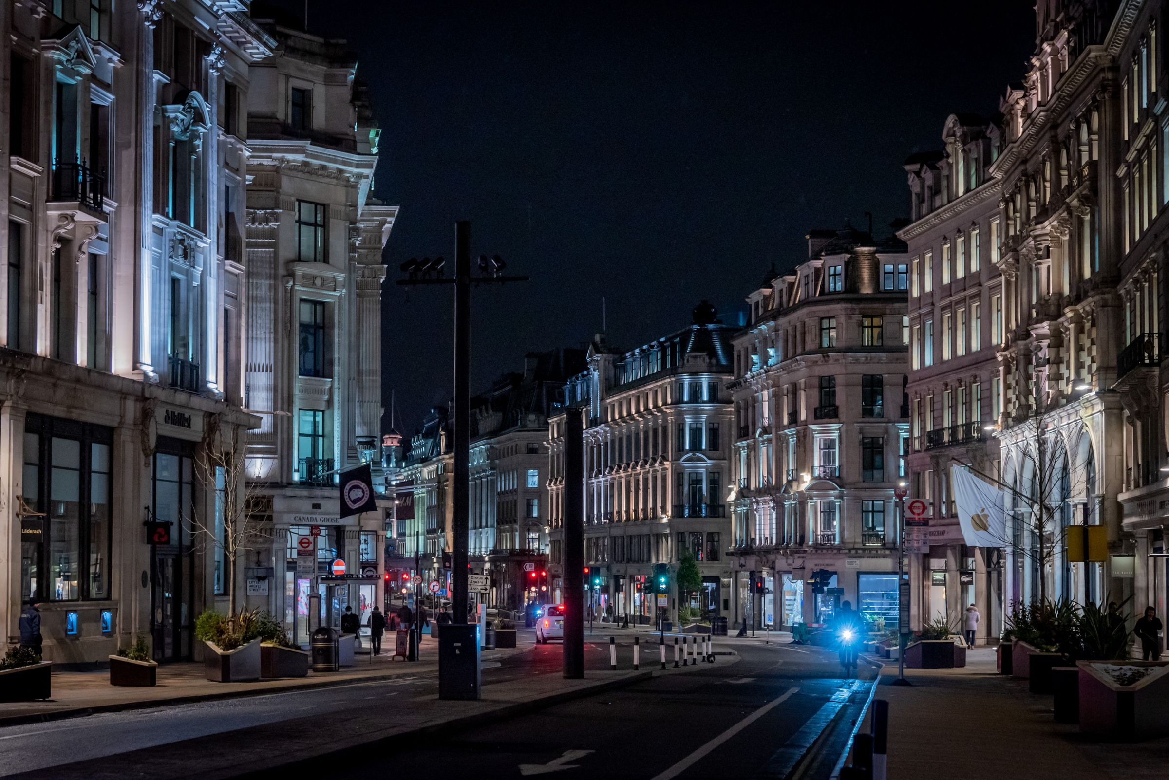 Regent Street at night